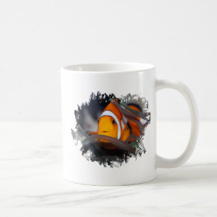 Caneca De Café Palhaço-peixes na anêmona