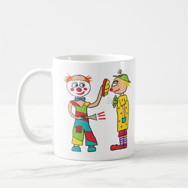 Caneca De Café Palhaços (Esquerda)