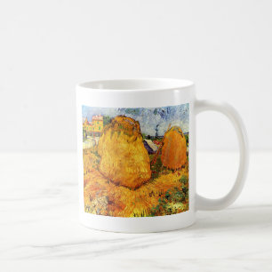 Caneca De Café Palheiros na Provença por Van Gogh.