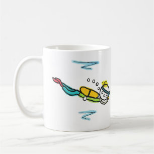 Caneca De Café Palito de Mergulho