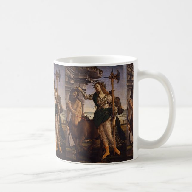 Caneca De Café Pallas e o Centauro por Botticelli (Direita)