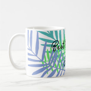 Caneca De Café Palm deixa o melhor professor de sempre