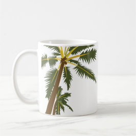 Caneca De Café Palm Tree Tropical Beach
