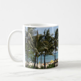 Caneca De Café Palm Trees e Praia em uma Mug de Café