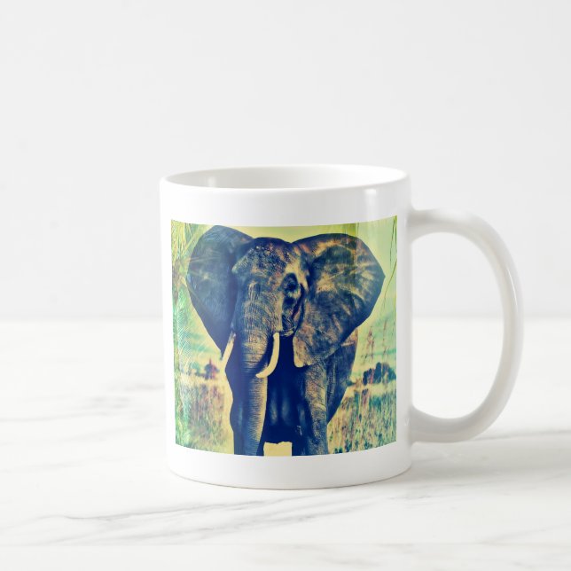 Caneca De Café Palmas de elefante (Direita)