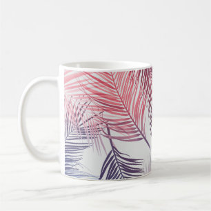 Caneca De Café Palmas tropicais havaianas: Na moda sem costura