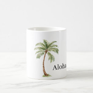 Caneca De Café Palmeira Aloha