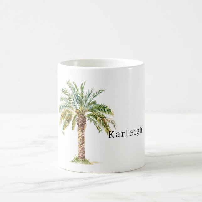 Caneca De Café Palmeira Tropical (Centro)
