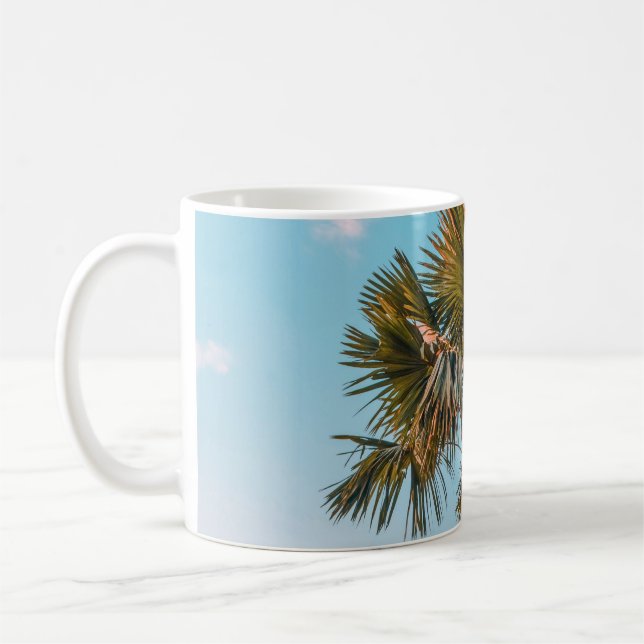 Caneca De Café Palmeira verde (Esquerda)