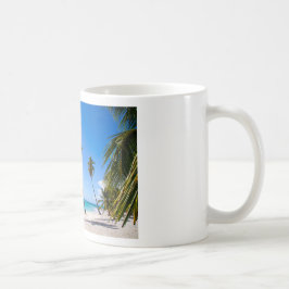 Caneca De Café Palmeiras na praia de Isla Saona
