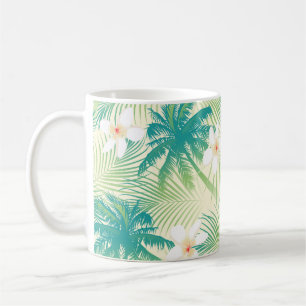 Caneca De Café Palmeiras tropicais