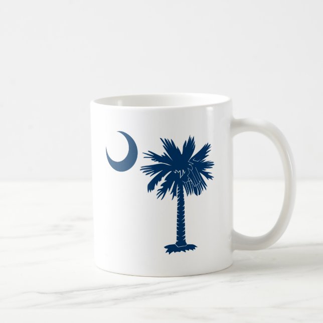 Caneca De Café Palmetto azul (Direita)