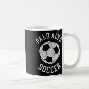 Caneca De Café Palo Alto Futebol Retro Desgastado 90's Vintage