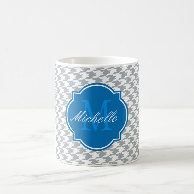 Caneca De Café Paloma Houndstooth Monograma (Centro)