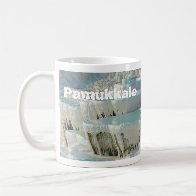 Caneca De Café Pamukkale Limestone Cascades Mug (Esquerda)
