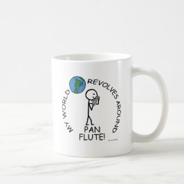Caneca De Café Pan Flute - Mundo Revola-se