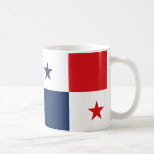 Caneca De Café Panamá Bandeira Cerâmica Café Mug