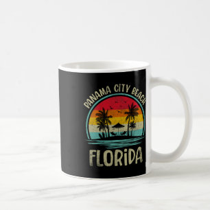 Caneca De Café Panamá City Beach Florida Palm Tree Summer