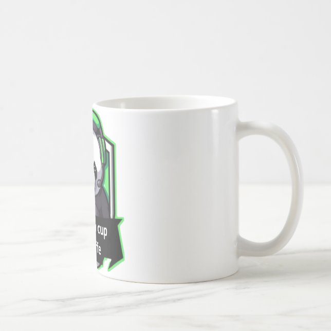 Caneca De Café Panda (Direita)