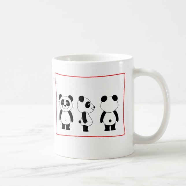Caneca De Café panda (Direita)