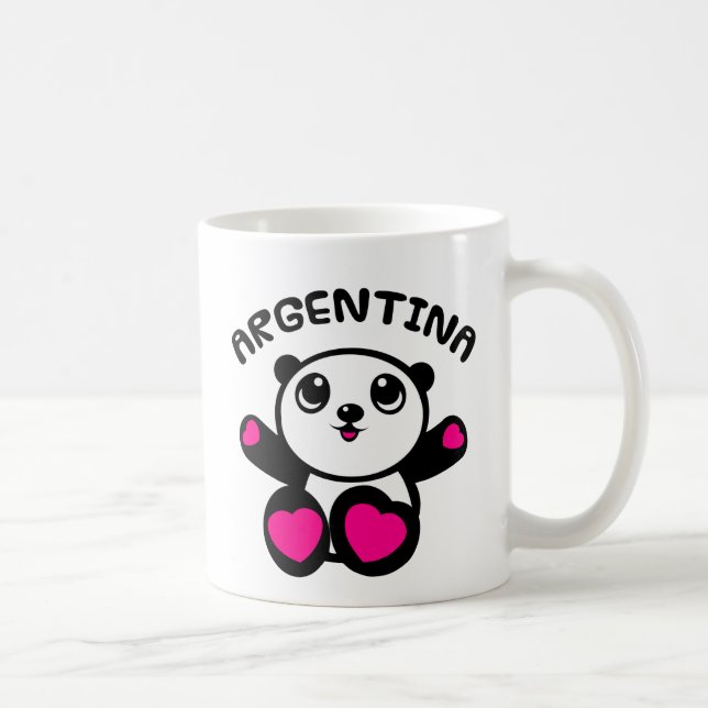 Caneca De Café Panda Argentina (Direita)