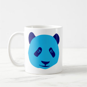Caneca De Café Panda - Azul