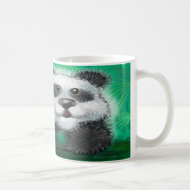 Caneca De Café Panda Bear (Direita)