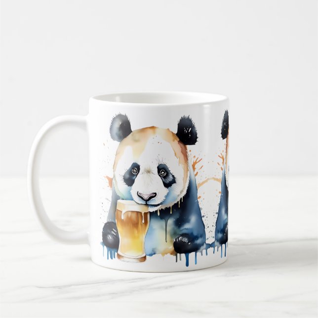Caneca De Café Panda Beer Wildlife & Nature (Esquerda)