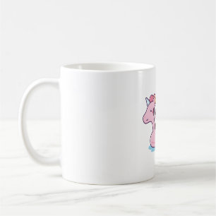 Caneca De Café Panda Bonita Aproveitando Chá de Bolha no Unicórni