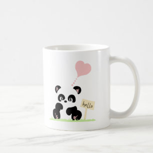 Caneca De Café Panda bonito