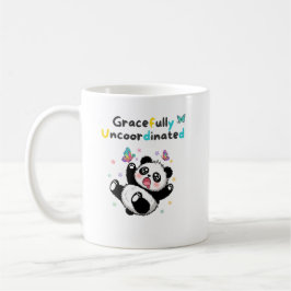 Caneca De Café Panda Bonito Descoordenado com Graça