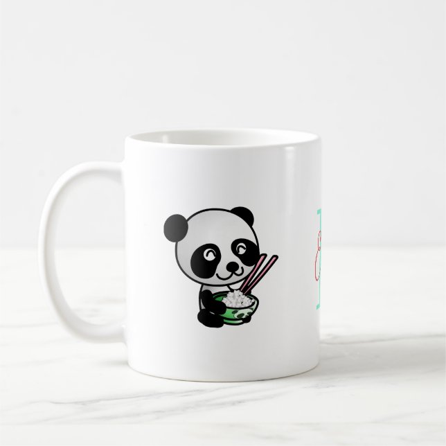 Caneca De Café Panda Chamada Mug (Esquerda)