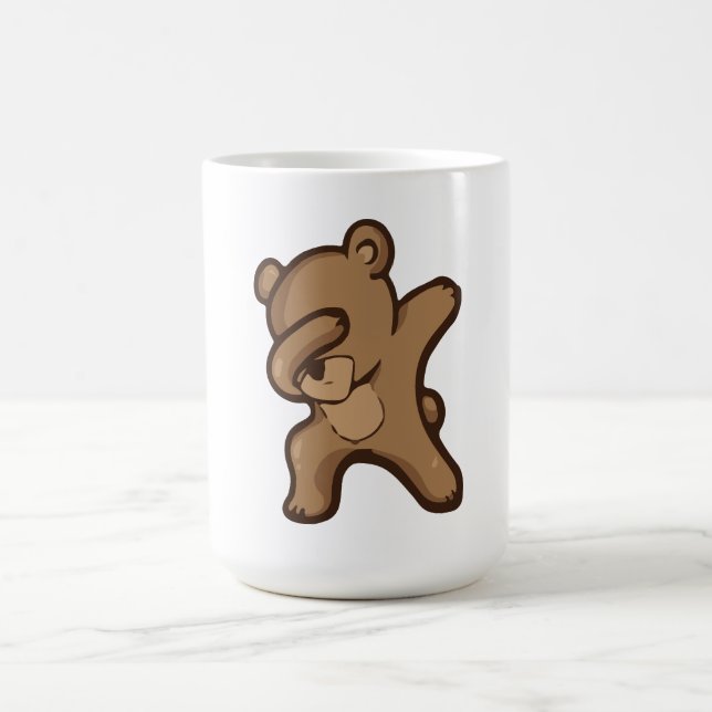 Caneca De Café Panda Dabbing, Panda Divertido dab (Centro)