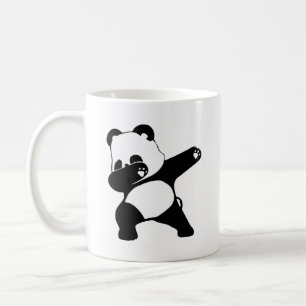 Caneca De Café Panda Dabbing, Panda engraçado dança dab 