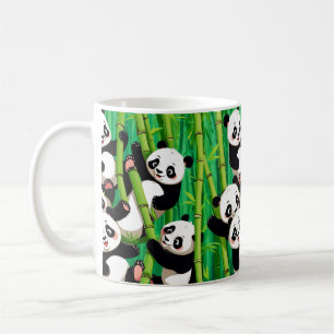 Caneca De Café Panda de Bambu