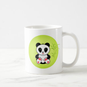 Caneca De Café Panda, desenho animado, crianças