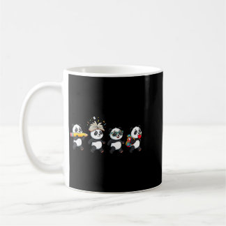 Caneca De Café Panda Divertido De Volta à Escola Professor Aluno