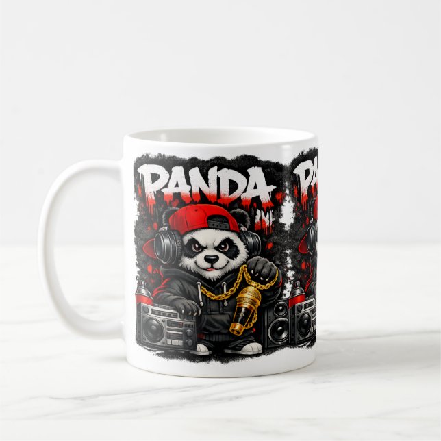 Caneca De Café Panda Hip Hop Style (Esquerda)
