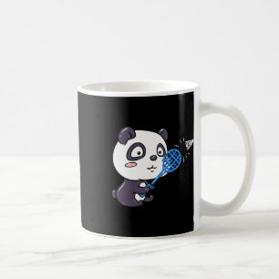 Caneca De Café Panda Jogando Badminton Ficando Suado I Panda Bea