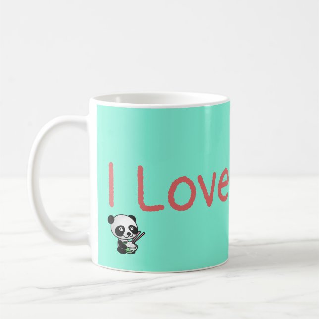 Caneca De Café Panda Love Mug (Esquerda)
