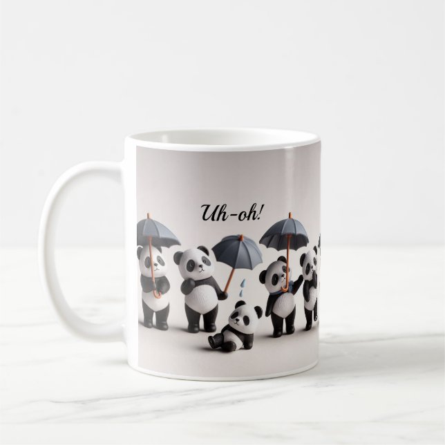 Caneca De Café Panda Magic: Um Cheio de Mug de Café Cuteness (Esquerda)