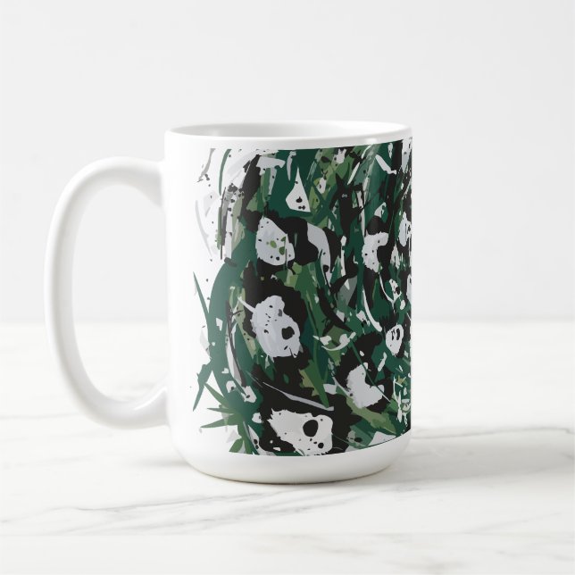 Caneca De Café Panda-mônio (Esquerda)