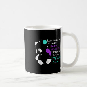 Caneca De Café Panda Semicolon Dar Consciência à Prevenção do Sui