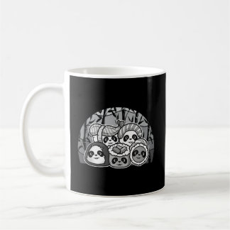 Caneca De Café Panda Sushi Japonês Kawaii Panda Bear