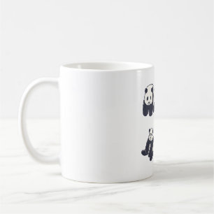 Caneca De Café Panda urso Delight � Bela Arte Animal