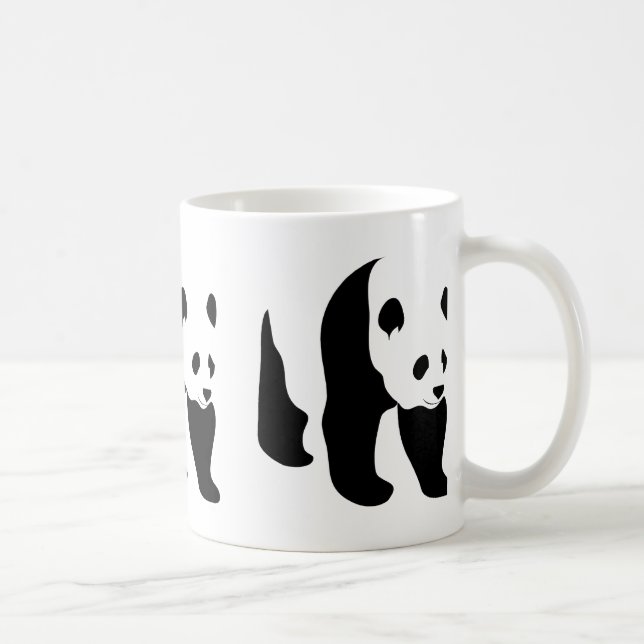 Caneca De Café Pandas!! (Direita)