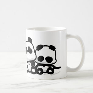 Caneca De Café Pandas do sono