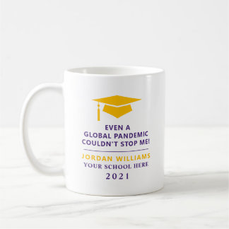 Caneca De Café Pandemia Personalizada - Formando Classe 2021 Mug