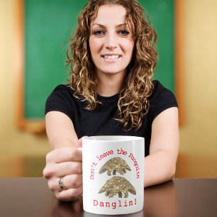 Caneca De Café Pangolin Enperigando Direitos Dos Animais Slogan E