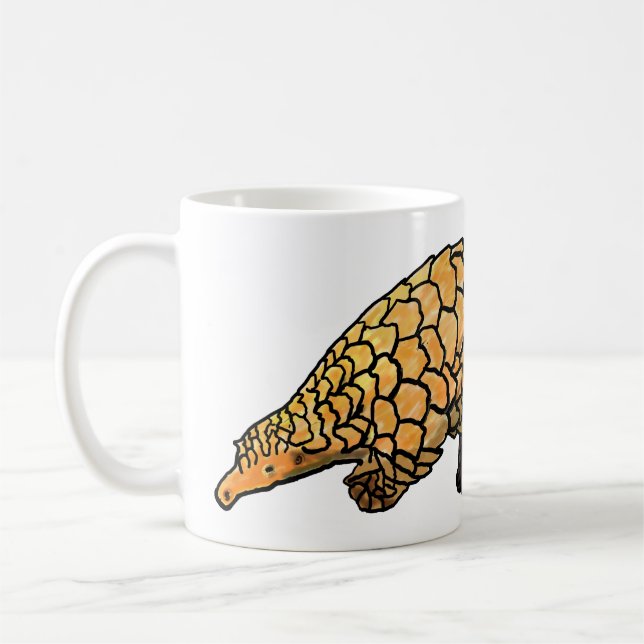 Caneca De Café Pangolina (Esquerda)